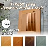 ポスト 郵便受け 郵便ポスト 埋め込みタイプ D-ポスト DS1-DPE02 木製 埋込 /右開き/ダークブルー