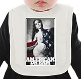 Sexy American Dream Babe ネクタイを有する有機ビブ Medium