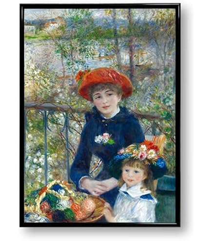 Amazon.co.jp: Genius Collections ルノワール ポスター 額付き 壁掛け