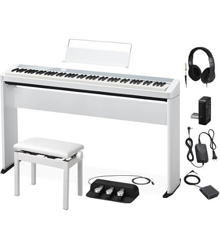 Amazon | カシオ PX-S1100 WE ホワイト 「テーブル型スタンド＋高低