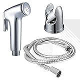 Bidet Shattaf Douche Spray Chrome Hygienic Toilet Shower Head Hose Set Muslim
