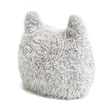 BREEZE(ブリーズ) もこもこベビーニット帽　グレー　46cm ベビー服
