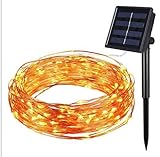 IREALIST Solar String Lights100LED 33ft Outdoor Solar Powered LED String LightsIdeal for Wedding Par