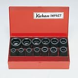 コーケン 1/2(12.7mm)SQ. インパクト12角ソケットセット 13ヶ組 14241M-05
