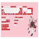 日本語配列 キーキャップ 140キーセット メカニカルキーキャップ OEM PBT 熱昇華 キーキャップ Cherry MX Gateronスイッチ 60%65％70％100％メカニカルキーボード (01)