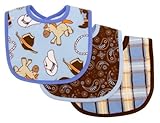 Trend Lab 3 Count Bib Set, Cowboy Baby by BNMP9 [並行輸入品]