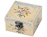 ドライフラワー入れ、ギフトボックス、小物入れに 丸和貿易 ル・タンブル キャンバスボックス パンジー (L) 400640101