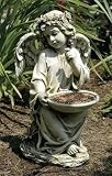 IWGAC 0182DS-47177 14.5 in. H Sitting Angel Birdfeede