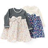 Biquette Club(ビケットクラブ) ワンピース (80～130cm) キムラタンの子供服 (10375x10575-163) チャコール 130