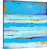 Erin Ashleyプレミアムシックラップキャンバス壁アート印刷題名ブルーJam 16" x 16" 2405770_24_16x16_none