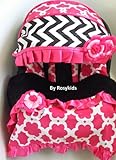 Infant Carseat Canopy Cover Blanket 4 Pc Whole Caboodle Baby Car Seat Cover Kit C030501 by Rosy Kids