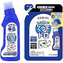 Amazon | 【1個】くつ下 ドロ用 部分洗い剤 詰替用 200ml | 襟袖