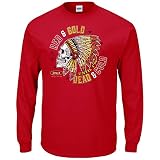 Kansas Cityサッカーファン。赤とゴールドtill I ' m Dead and Cold長袖Tシャツ( sm-5 X ) XL レッド