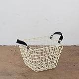 COCO WIRE HANDLE BASKET NO.06 IVORY