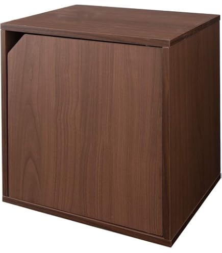 Amazon｜[ベルメゾン] キューブボックス 木製 奥行40cm カラーボックス