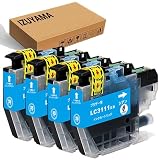 ブラザー(Brother)用 LC3111 LC3111C 互換インクカートリッジ【LC3111C シアン 4本セット】増量 純正品と併用可能『最新ICチップ搭載/残量表示/個包装』対応:DCP-J981N DCP-J587N DCP-J582N DCP-J987N-W DCP-J982N-W/B DCP-J978N-W/B DCP-J972N DCP-J973N-W/B DCP-J572N DCP-J577N MFC-J903N MFC-J893N MFC-J898N MFC-J998DN MFC-J998DWN MFC-J738DN MFC-J738DWN プリンター ISO14001/ISO9001認証工場