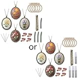 4パック刺繍スターターキット刺繍ペンダントキットクロスステッチキット用パターンと説明書付きDIYアートクラフト4パッククロスステッチキット刺繍ペンダントキット説明書付きファッションDIY