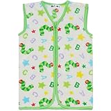 2016年 秋冬 はらぺこあおむし フランネルフリース 総柄スリーパー THE WORLD OF ERIC CARLE グリーン◇60×40cm