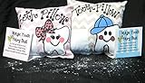 Pink and Tan Chevron Tooth Fairy Pillow Set [並行輸入品]