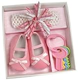 Stephan Baby Flapper Girl Headband and Shoe Gift Set Rose Pink Size 6-12 month by Stephan Baby [並行輸入