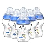 Tommee Tippee Closer To Nature 260 Ml/9fl Oz Decorated Feeding Bottles