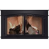 Pleasant Hearth Fieldcrest暖炉ガラスドア – ブラック、モデル# fc-5903