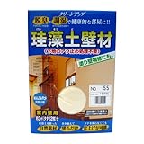 フジワラ化学 珪藻土壁材 クリーンアップ珪藻土壁 1坪用 No.55