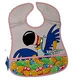 ＄ケロッグ　ビニール素材　ビブ 　サム　オウム