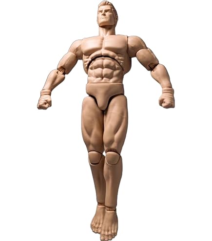 Amazon.co.jp: SYXLCYGJ Wind toys 1/12 超柔軟で強力な筋肉男性