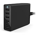 Anker PowerPort 6 (60W 6ポート USB急速充電器) iPhone / iPad / iPod / Xperia / Galaxy / Nexus / 3DS / PS Vita / ウォークマン他対応 【PowerIQ搭載】 