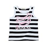 Cutelove 子供服 タンクトップ Tシャツ バナナ柄 ト ストライプ 男女兼用 夏 キッズ 赤ちゃん ノースリーブ 可愛い 綿 カジュアル おしゃれ ベスト