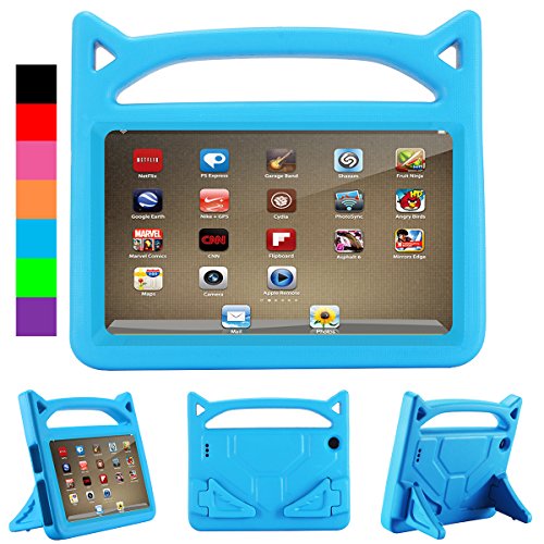 Cartoon Kidsケースすべての新型Fire 7タブレットAlexa – Antike耐衝撃軽量ハンドルKids Friendly Case For Amazon Kindle Fire 7 2017タブレット (第7世代、2017年リリース)の表紙