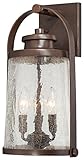Minka Lavery 72332-291 3 Light Outdoor Wall Mount, Architectural Bronze with Copper Highlights [並行輸入