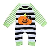 (プタス) Putars 幼児少女ボーイズスパイダーカボチャロンパーハロウィンの装飾衣装 3ヶ月 -12ヶ月