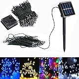 Noza Tec LED フェアリー ストリング ライト ソーラー充電式 100LED (電球色)
