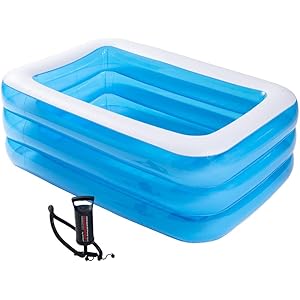 プール ビニールプール 【家でも楽しく水遊びができるhappyプール】大型 家庭用 150㎝×100㎝×50㎝ 家庭用プール (150×100×50)