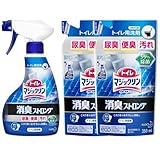 【セット買い】スプレー本体400ml1個 詰替350ml2個 消臭ストロング トイレマジックリン トイレ用洗剤