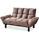 タンスのゲン ローソファ 2人掛け リクライニング フロアソファ 5段階ギア グレージュ 15210055 02