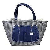 [リー] Lee トートバッグ トート 0420865 オーバーオール ポケット 2 デニム ヒッコリー カモ キッズ 小さめ 子供 通学 通勤 旅行 0102 ヒッコリー