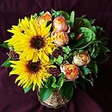 KOBE Flower smith ReiRi　送料無料 ゴッホのひまわり フラワーアレンジメント