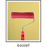 P Prettyia 7インチ　全２３種　ペイントローラー　プラスチックハンドル付き　エンボス塗装ローラー - スタイル２０