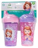 Disney Sofia The First Sippy Cups, Pink, 2 Count by Disney
