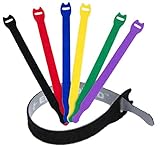 ENVISIONED Reusable Cable Ties 30 Pack - 1/2" x 8" (Color) [並行輸入品]