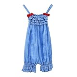 TOOGOO ( R )子供用全体的なジーンズ服新生児赤ちゃんデニムオーバーオールジャンプスーツ幼児女の子のよだれかけパンツデニムブルー100 cm