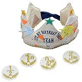 コットンクラウン(NEON ORANGE)ハッピーバースデイ メモリアル 記念 王冠