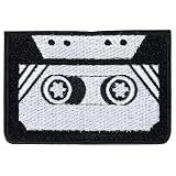 ワッペン屋Dongri ベルクロワッペン マジックテープ カセットテープ 刺繍 サバゲー パッチ ミリタリー A0417