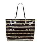 （ハロッズ) Harrods 正規品 トートバック ショルダー Gold Bow Ties Shoulder Bag 黒 ゴールド マザーズバック