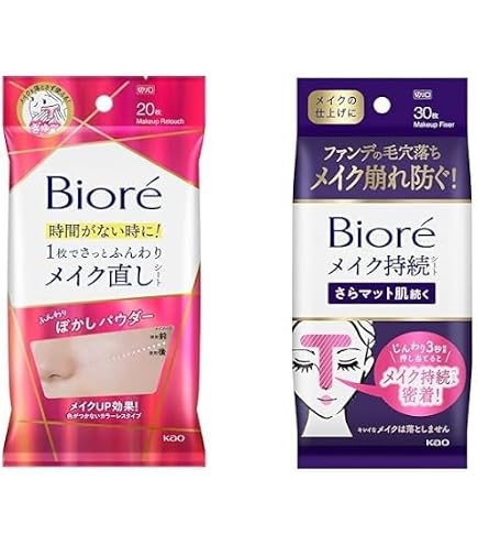 Amazon | ビオレ Bioré メイクの上からさらマット肌持続シート 30枚