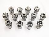 2388 PPLS 精密 卓上旋盤 フライス盤 ER20型 コレット 外径:21mm シャンク径:1.0～13mm 13種セット
