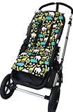 Tivoli Couture Nu Comfort Memory Foam Stroller Pad and Seat Liner, At the Zoo by Tivoli Couture [並行輸